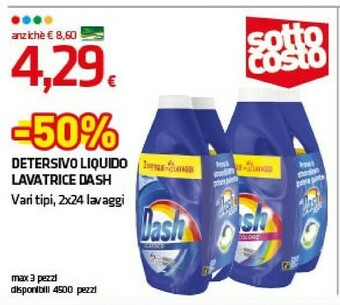 Superconti Detersivo lavatrice offerta