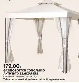 Coop GAZEBO BOSTON CON CAMINO offerta