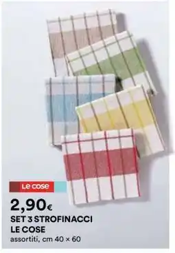 Coop SET 3 STROFINACCI LE COSE offerta