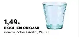 Coop BICCHIERI ORIGAMI offerta