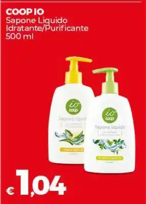 Coop COOP IO Sapone Liquido Idratante/Purificante 500 ml offerta
