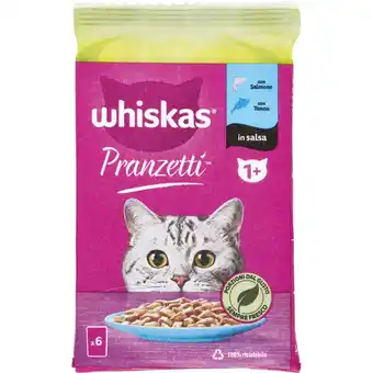 Coop ALIMENTO UMIDO PER GATTI PRANZETTI WHISKAS offerta
