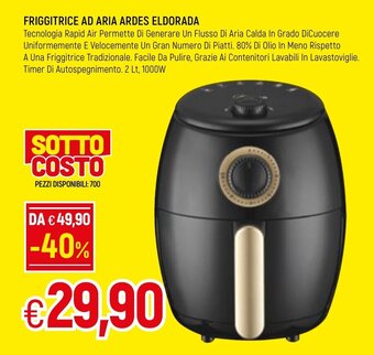 Famila Friggitrice Ad Aria Ardes Eldorada offerta