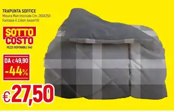 Famila Trapunta Soffice Cm. 260x250 offerta