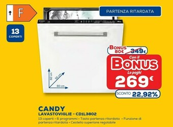 Euronics Lavastoviglie offerta