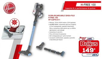Euronics Scopa elettrica offerta
