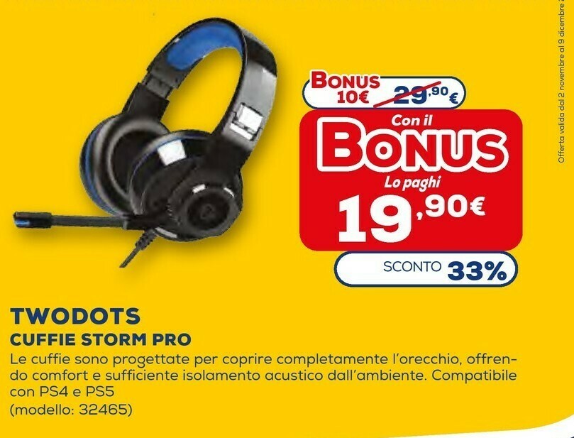 Cuffie offerta di Euronics