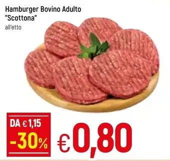 Famila "Scottona" Hamburger Bovino Adulto offerta