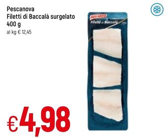 Famila Pescanova Filetti di Baccalà surgelato 400g offerta
