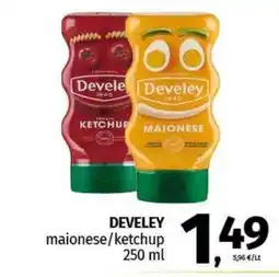 Pam DEVELEY maionese/ketchup offerta