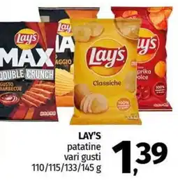 LAY'S patatine vari gusti