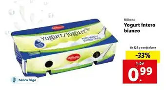 Lidl Yogurt bianco intero 1000 g(ml) offerta