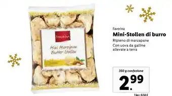 Lidl Min-stollen di burro 350 g offerta