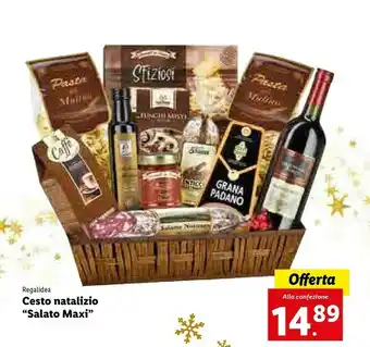 Lidl Regalidea cesto natalizio offerta