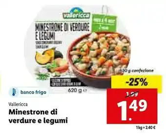 Lidl Minestrone di verdure e legumi offerta