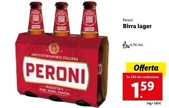 Lidl Birra lager offerta