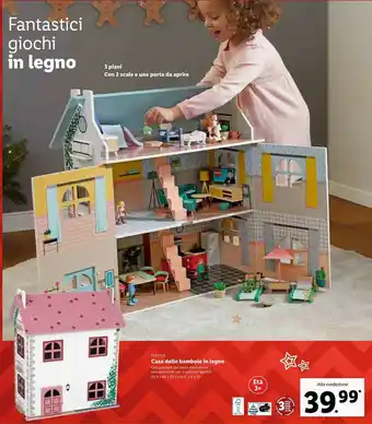 Lidl Fantastici giochi in legno offerta