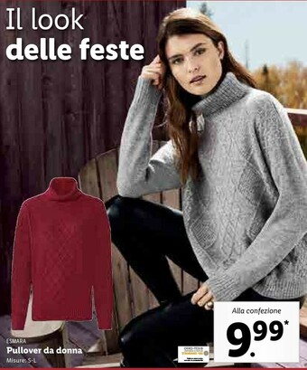 Lidl Esmara pullover da donna offerta