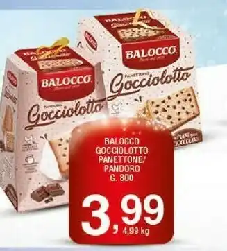 Pandoro gocciolotto con gocce di cioccolato 800 g(ml)