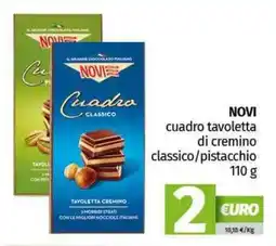 Pam NOVI cuadro tavoletta di cremino classico/pistacchio offerta