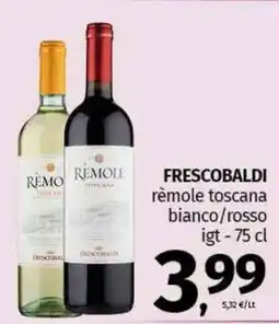 Pam FRESCOBALDI rèmole toscana bianco/rosso igt offerta