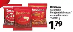 ROSSANA caramelle l'originale/al cocco/ caramello salato