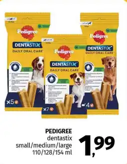 PEDIGREE dentastix small/medium/large