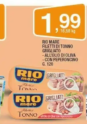 Ok Sigma Filetti di tonno grigliati all'olio di oliva con peperoncino offerta