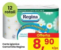 Interspar Carta igienica c/conf Camomilla Regina offerta