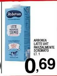 Latte parzialmente scremato uht
