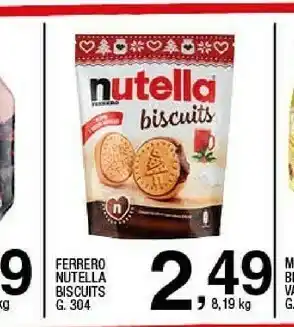Ok Sigma Nutella biscuits 304 g(ml) offerta
