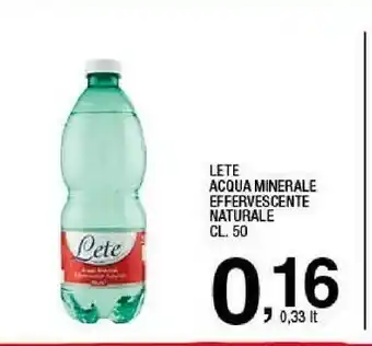 Acqua minerale effervescente naturale 500 g(ml)