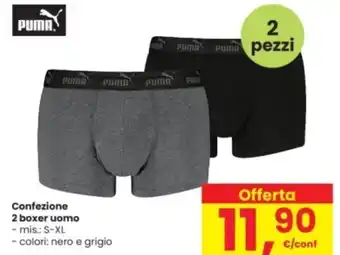 Interspar PUMA Confezione 2 boxer uomo offerta