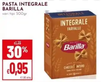 Pan Pasta integrale BARILLA offerta