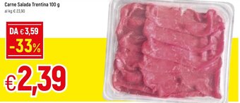 Famila Carne Salada Trentina 100g offerta