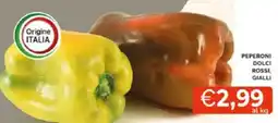Mercatò Peperoni dolci rossi, gialli offerta