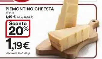 Coop Piemontino Cheestà offerta