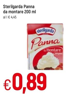 Famila Sterilgarda Panna da montare 200ml offerta