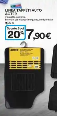 Coop LINEA TAPPETI AUTO ACTER offerta