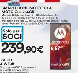 Coop SMARTPHONE MOTOROLA MOTO G85 256GB offerta