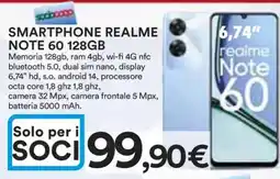 Coop SMARTPHONE REALME NOTE 60 128GB offerta