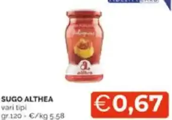 Mercatò Sugo ALTHEA offerta