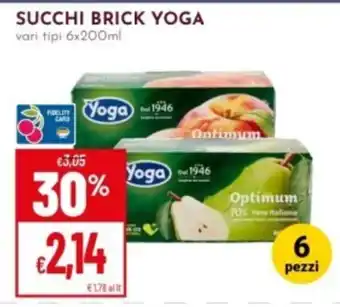 Pan Succhi brick YOGA offerta
