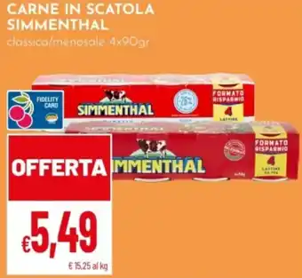 Pan Carne in scatola SIMMENTHAL offerta