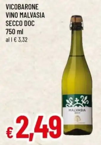 Famila Vicobarone vino malvasia secco DOC offerta