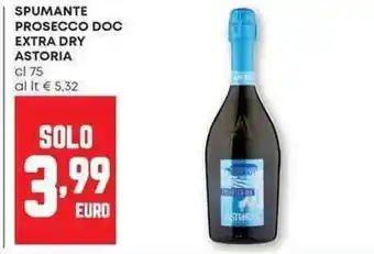 Pam Spumante prosecco doc extra dry astoria offerta