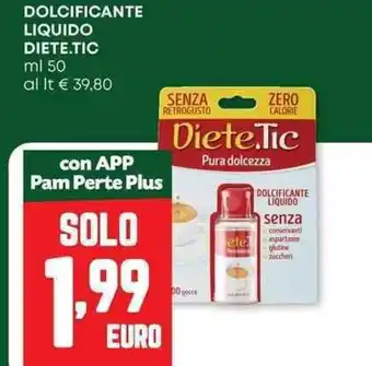 Pam Dolcificante liquido diete.tic offerta