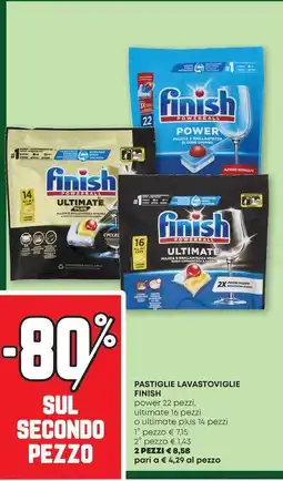 Pam Pastiglie lavastoviglie finish offerta