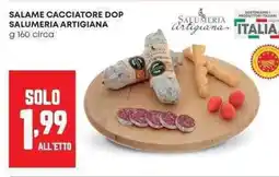 Pam Salame cacciatore dop salumeria artigiana circa offerta