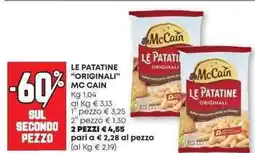 Pam Le patatine "originali" mc cain offerta